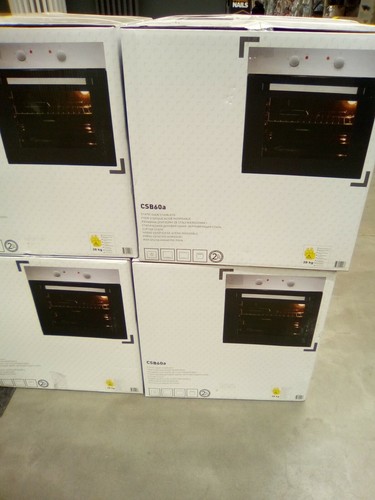 Forno moderno nero nuovo - , mai