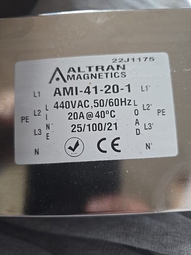 Filtro emi 440v 3ph - filtro,